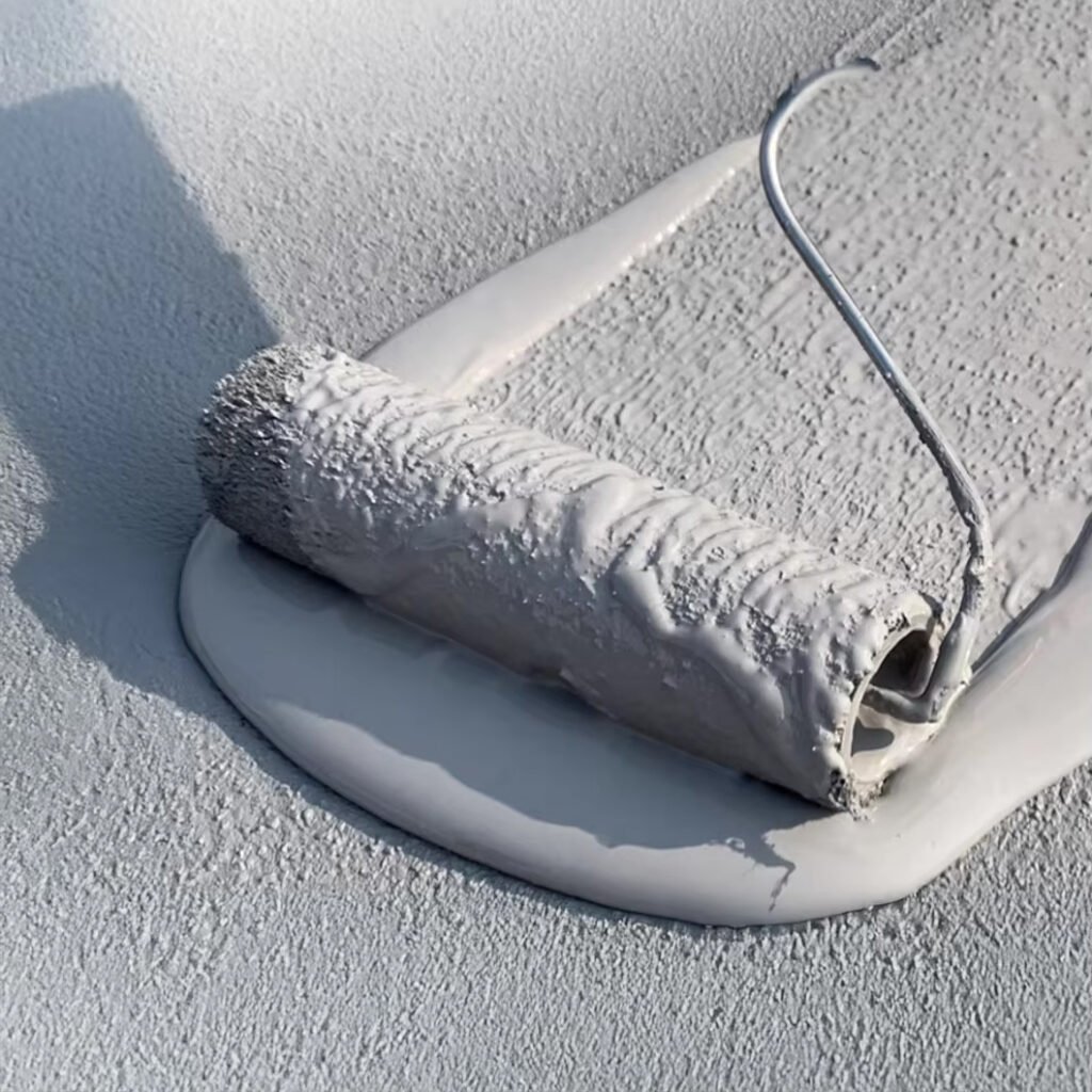 wholesale boslai waterproofing paint roof leakage repair polyurethane exterior wall paint for concrete roof wall roof coating