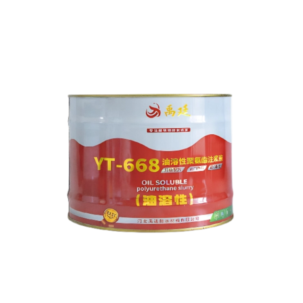 Oil-based polyurethane grout for water leakage repair